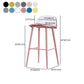 Scandinavian Style Bar-stool with Square Seat Counter Chair for Kitchen(Bar Set of 2) Clearhalo 'Bar Furniture' 'Bar Stools' 'bar_stools' 'furn' 'furn_bar_stools' 'furniture_bar_stools' 'Kitchen & Dining Furniture' 'kitchen&dining_furn' 'kitchen' 'kitchen_furn' Furniture' 1200x1200_b5dd7dce-f076-497d-8bc1-2bd7cc830e2e