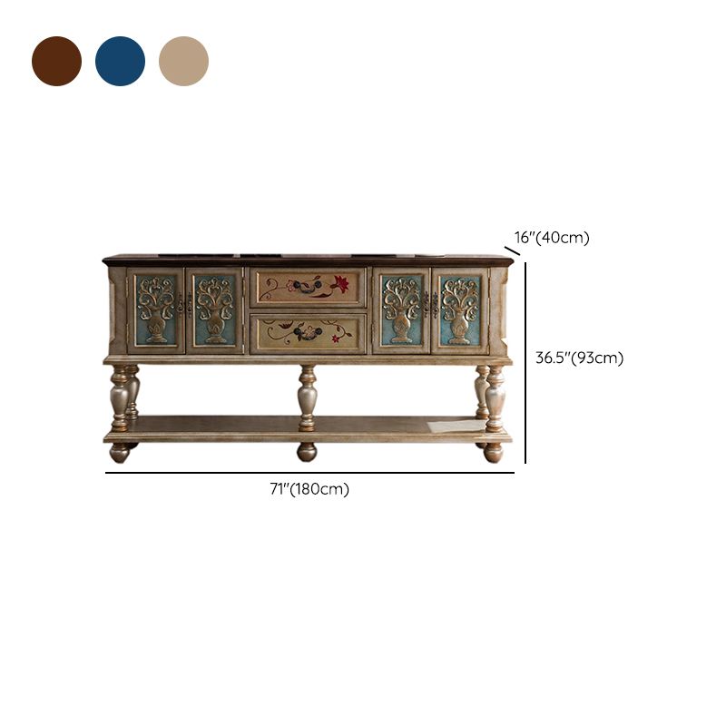 36.6" Tall Wood Accent Cabinet, Industrial Rectangle Accent Chest with Doors Clearhalo 'Cabinets & Chests' 'cabinets_chests' 'furn' 'furn_cabinets_chests' 'Furniture' 'Living Room Furniture' 1200x1200_b5dd8bbb-f5ee-4226-a6c1-e5b22af5e3dd
