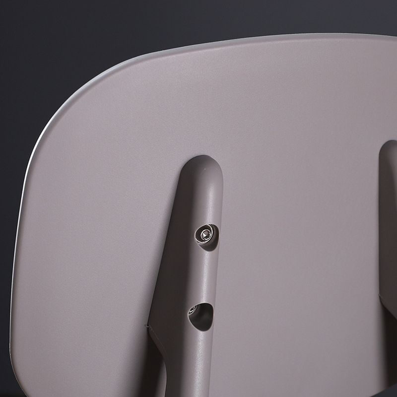 Modern Indoor-Outdoor Dining Chair Open Back Plastic Side Chair Clearhalo ' kitchen&dining_furn' 'Dining Chairs' 'Dining Tables & Seating' 'dining_chair' 'Furniture' 'furniture_dining_chair' 'Kitchen & Dining Furniture' 'kitchen' 1200x1200_b5ddb638-d8ee-43a0-b80b-3814803579cc