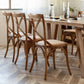 Ensemble de salle à manger moderne 1/2/5/7 pièces, ensemble de dinette à double piédestal en bois massif