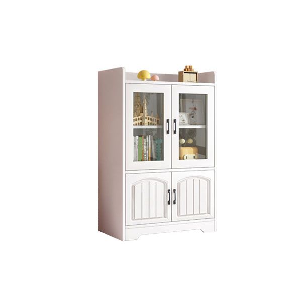 Libreria moderna Scaffale standard ingegnerizzato in legno chiuso per il soggiorno.