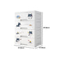 Contemporary Non-Hanging Armoire Plastic Bedroom Wardrobe Closet