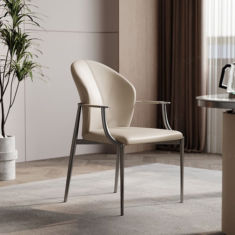 Wingback Arm Chair Industrial Dining Room Chair for Dining Room