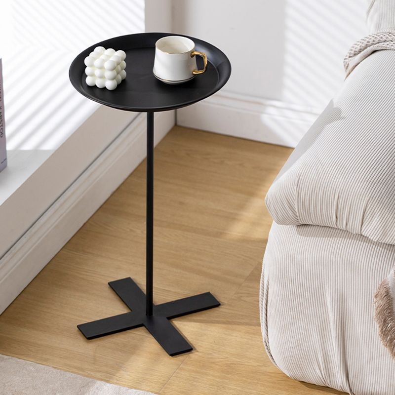 Piedistallo tavolo da fine della metà del secolo tavolo laterale minimalista per soggiorno