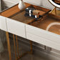 Contemporary Wooden Dressing Table 5-Drawers Makeup Vanity Desk