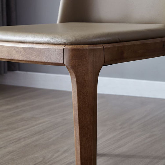 Industrial Home Leather Side Chair Matte Finish Parsons Dining Chair (Set of 2) Clearhalo ' kitchen&dining_furn' 'Dining Chairs' 'Dining Tables & Seating' 'dining_chair' 'furn' 'furn_dining_chair' 'Furniture' 'furniture_dining_chair' 'Kitchen & Dining Furniture' 'kitchen' 1200x1200_b5e371c2-fdd6-44e9-8757-cb39549fa4dc