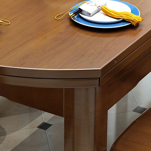 Modern Style Dining Table Solid Wood Butterfly Leaf Dining Table for Dining Room Clearhalo 'Dining Tables & Seating' 'Dining Tables' 'dining_table' 'furn' 'furn_dining_table' 'Furniture' 'Kitchen & Dining Furniture' 1200x1200_b5e50dd6-4045-4631-94ff-a4746ceed8b1