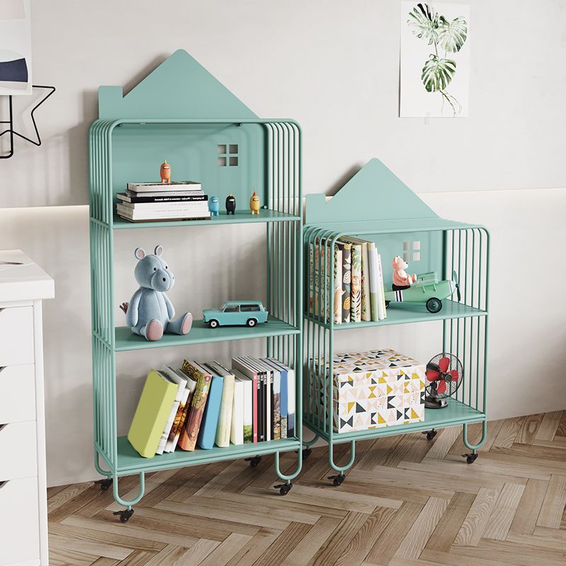 Contemporary Metal Bookshelf Standard Shelves Included Bookcase Clearhalo 'Bookcases' 'furn' 'furn_bookcases' 'Furniture' 'Office Furniture' 1200x1200_b5e573f3-2836-4cfd-b213-95472785106a