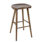 Contemporary Style Solid Wood Home Stool Matte Finish with Footrest
