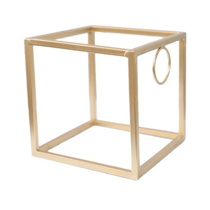 Porta di vino in oro moderno per vetro da tavolo in metallo per cucina