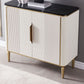 Glam Buffet Server Marble Dining Server con porte per sala da pranzo
