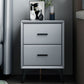 Modern Slate Top Night Table Bedroom 2 Drawers Night Stand with Legs Clearhalo 'Bedroom Furniture' 'furn' 'furn_night_stand' 'Furniture' 'night_stand' 'Nightstands' 1200x1200_b5eba425-3c7a-4df0-b7f9-c3494c0f6206
