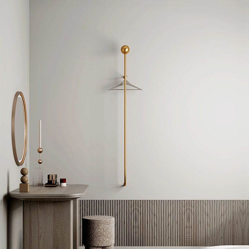 Wall Mounted Hall Stand Contemporary Simple Style Metal Hall Stand Clearhalo 'Entry & Mudroom Furniture' 'furn' 'furn_hall_tree_coat_racks' 'Furniture' 'Hall Trees & Coat Racks' 'hall_tree_coat_racks' 1200x1200_b5ebfad7-e7dd-48ef-924d-31b2f26feaba