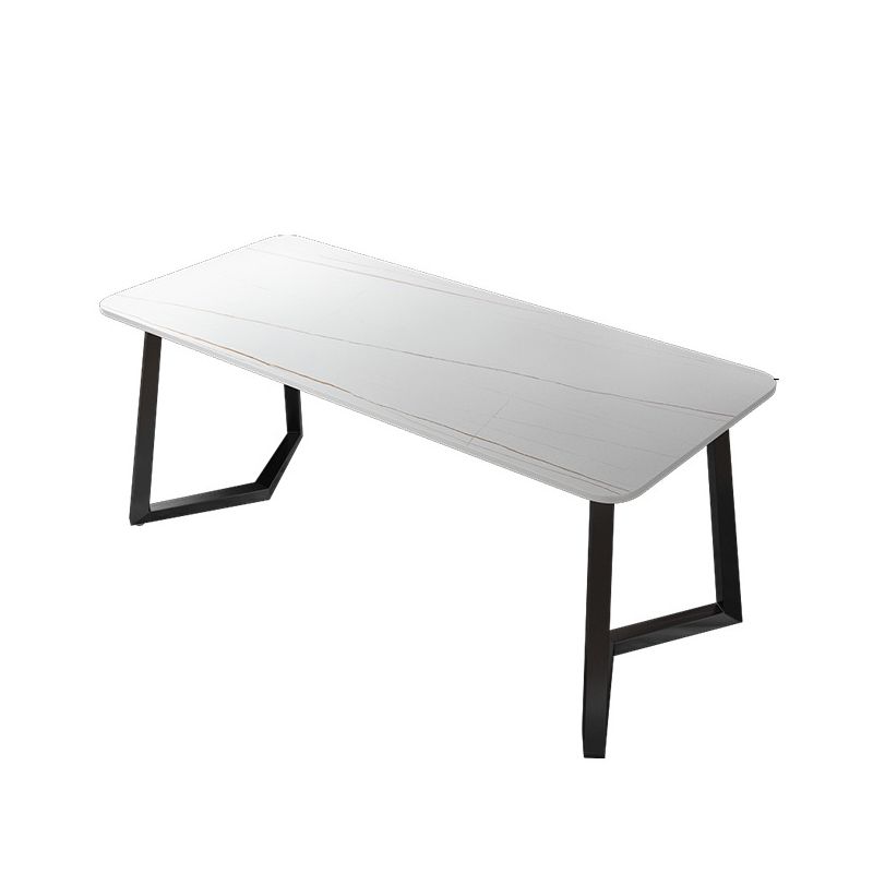 Bureau industriel rectangulaire du bureau à domicile avec des jambes en métal