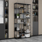 11.81 "W Bibliothèque Style Contemporain Open Back Bookshelf pour Home Office