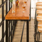 Industrial Solid Wood Bar Table Rectangle Dining Table for Kitchen Living Room Clearhalo 'Bar Furniture' 'Bar Tables' 'bar_tables' 'furn' 'furn_bar_tables' 'Furniture' 'Kitchen & Dining Furniture' 1200x1200_b5ef715a-bb71-4231-ba7d-9276f4816a57