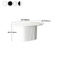 White Top Dining Table Contemporary Oval Dining Table with Pedestal Base Clearhalo 'Dining Tables & Seating' 'Dining Tables' 'dining_table' 'furn' 'furn_dining_table' 'Furniture' 'Kitchen & Dining Furniture' 1200x1200_b5efc328-88ad-4f70-b9b1-1e652d0a3cb7