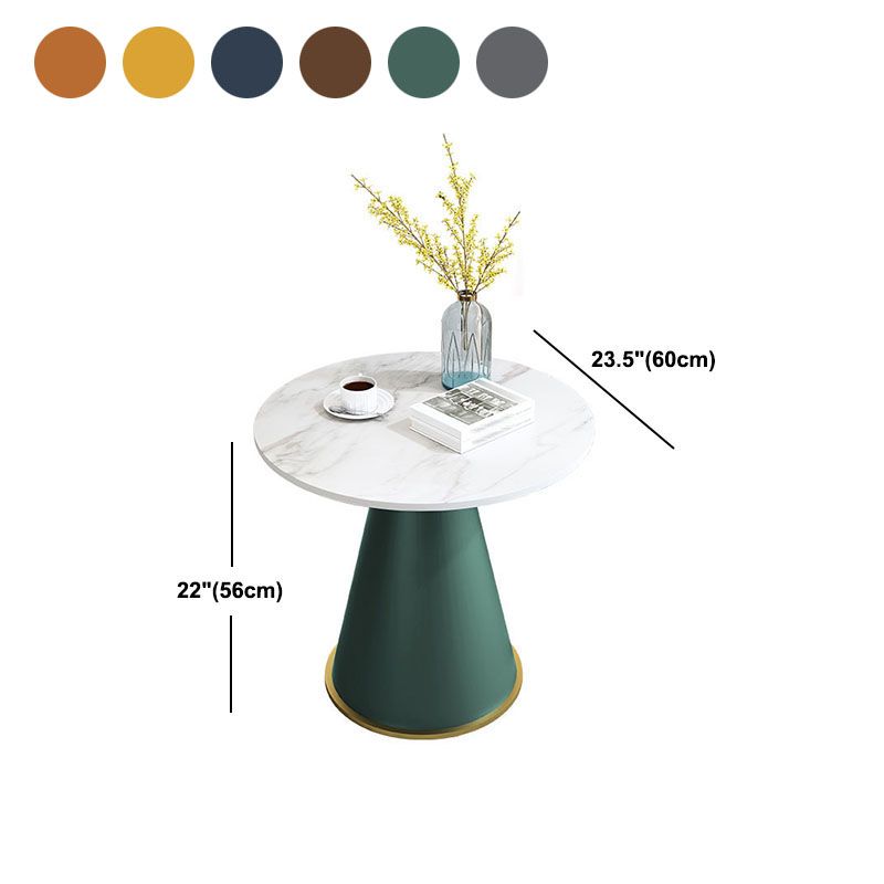 Round Stone Dining Table Modern Living Room Pedestal Casual Dining Table Clearhalo ' dining_table' 'Dining Tables & Seating' 'Dining Tables' 'furn' 'furn_dining_table' 'Furniture' 'furniture_dining_table' 'Kitchen & Dining Furniture' 'kitchen&dining_furn' 'kitchen' 'kitchen_dining_table' 1200x1200_b5f31a12-6216-4b71-801d-df665b3adf82