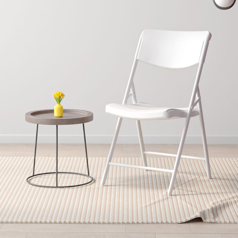 Contemporary Metal Dining Chair Home Armless Open Back Dining Side Chair Clearhalo ' kitchen&dining_furn' 'Dining Chairs' 'Dining Tables & Seating' 'dining_chair' 'furn' 'furn_dining_chair' 'Furniture' 'furniture_dining_chair' 'Kitchen & Dining Furniture' 'kitchen' 1200x1200_b5f47199-0307-4d84-9798-0b5767c7b75c