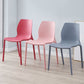 Plastic Contemporary Dining Room Chair Solid Back Home Stackable Side Chair Clearhalo ' kitchen&dining_furn' 'Dining Chairs' 'Dining Tables & Seating' 'dining_chair' 'Furniture' 'furniture_dining_chair' 'Kitchen & Dining Furniture' 'kitchen' 1200x1200_b5f9020a-7938-4fc2-8880-c6b6dad2f261