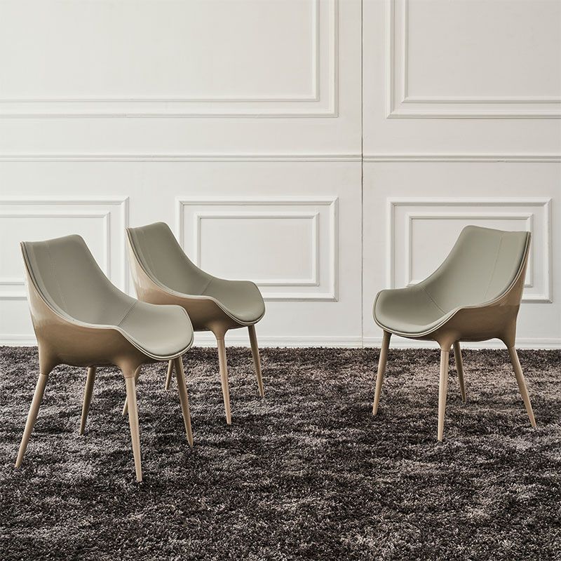 Contemporary Style Dining Chairs Kitchen Arm Side Chair with Metal Legs (Set of 2) Clearhalo ' kitchen&dining_furn' 'Dining Chairs' 'Dining Tables & Seating' 'dining_chair' 'furn' 'furn_dining_chair' 'Furniture' 'furniture_dining_chair' 'Kitchen & Dining Furniture' 'kitchen' 1200x1200_b5f932cb-72a3-4e1f-86af-ba080239c850