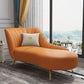 Modern Leather Chaise Lounge Upholstered Lounge with Flared Arms for Bedroom Clearhalo 'Chairs & Seating' 'Chaise Lounge' 'chaise_lounge' 'furn' 'furn_chaise_lounge' 'Furniture' 'Living Room Furniture' 1200x1200_b5fb5806-3f8a-45f3-9ea3-0a29ab82d692