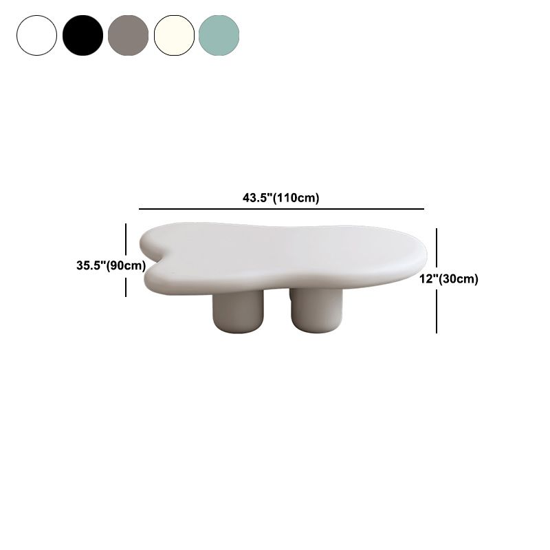 Scandinavian Free Form Coffee Table 3 Legs Wooden Cocktail Table for Living Room Clearhalo 'Coffee & Accent Tables' 'Coffee Tables' 'coffee_tables' 'furn' 'furn_coffee_tables' 'Furniture' 'Living Room Furniture' 1200x1200_b5fc44c8-c95d-4764-beed-c50df61fc907