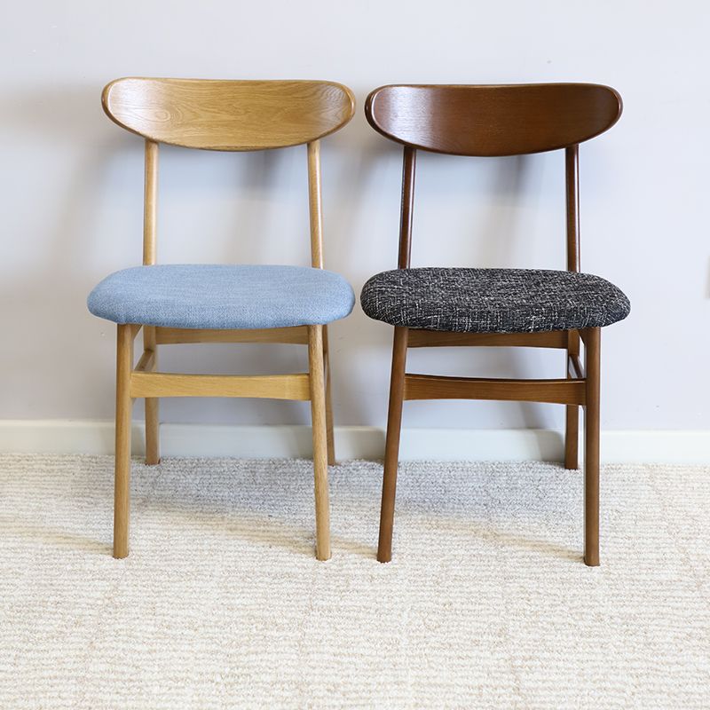 Contemporary Style Wood Side Dining Chairs Open Back Dining Armless Chairs Clearhalo ' kitchen&dining_furn' 'Dining Chairs' 'Dining Tables & Seating' 'dining_chair' 'furn' 'furn_dining_chair' 'Furniture' 'furniture_dining_chair' 'Kitchen & Dining Furniture' 'kitchen' 1200x1200_b5fc85c9-99c8-4c87-8284-159574d990d2