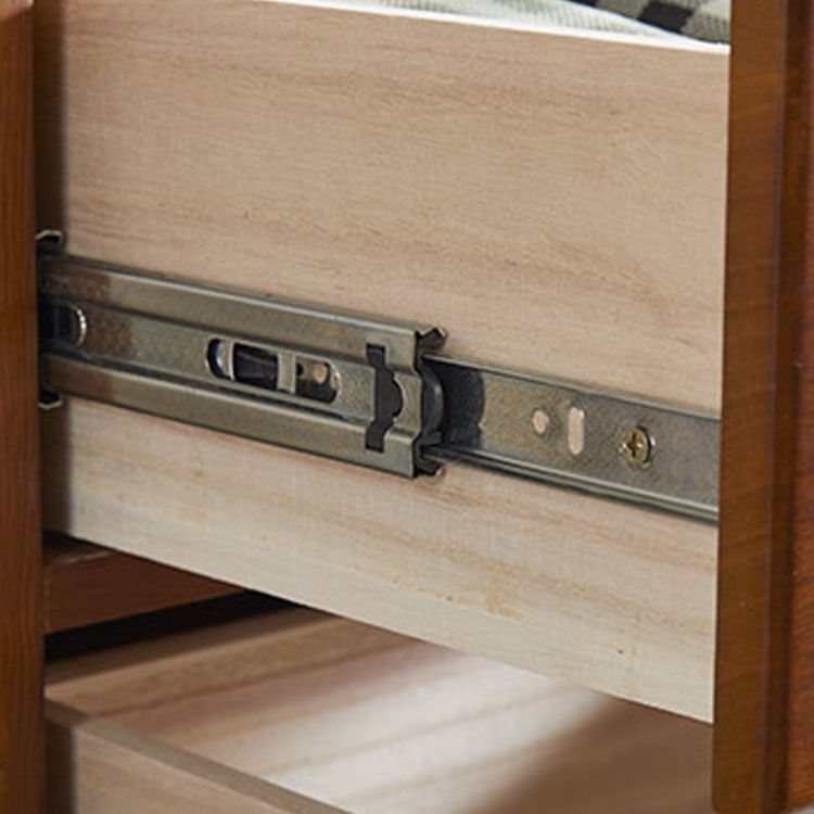 16 "W Massivholz Combo -Kommode Horizontale Aufbewahrungstruhe mit Schubladen und Türen