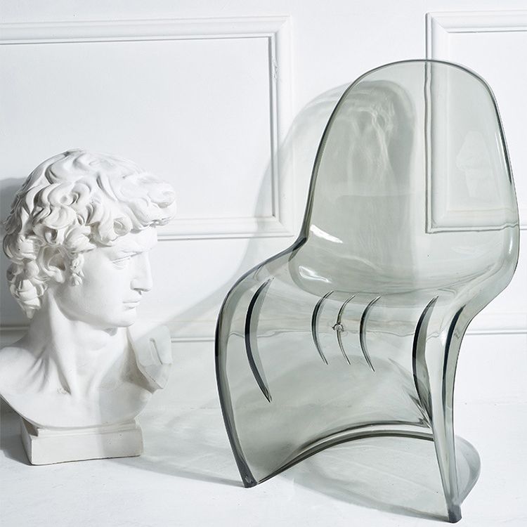 Nordic Style Armless Chair Plastic Home Side Chair for Dining Room Clearhalo 'Dining Chairs' 'Dining Tables & Seating' 'dining_chair' 'Furniture' 'furniture_dining_chair' 'Kitchen & Dining Furniture' 1200x1200_b5fdd6f3-a8e8-40ad-b9c4-9dc37e9d3985