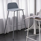 Rectangular Modern Plastic Bar Stool Backrest Footrest Counter Stool with Iron Legs Clearhalo 'Bar Furniture' 'Bar Stools' 'bar_stools' 'furn' 'furn_bar_stools' 'furniture_bar_stools' 'Kitchen & Dining Furniture' 'kitchen&dining_furn' 'kitchen' 'kitchen_furn' Furniture' 1200x1200_b5fde43b-e65a-43b6-bf55-34badd347034