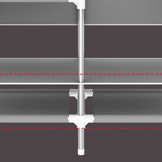 Hinged Wardrobe Cabinet Steel Wardrobe Armoire with Garment Rod