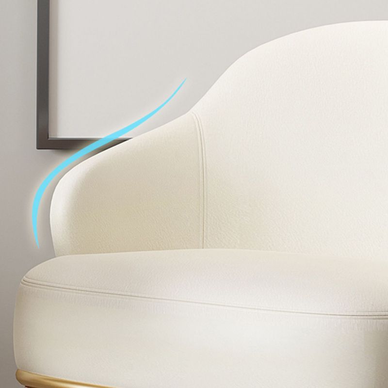Contemporary Bonded Leather Arms Included Basic Four Leg Armchair Clearhalo 'Accent Chairs' 'accent_chairs' 'Chairs & Seating' 'furn' 'furn_accent_chairs' 'Furniture' 'Living Room Furniture' 1200x1200_b5fed0a9-7247-437e-88b7-2bb460c63c03