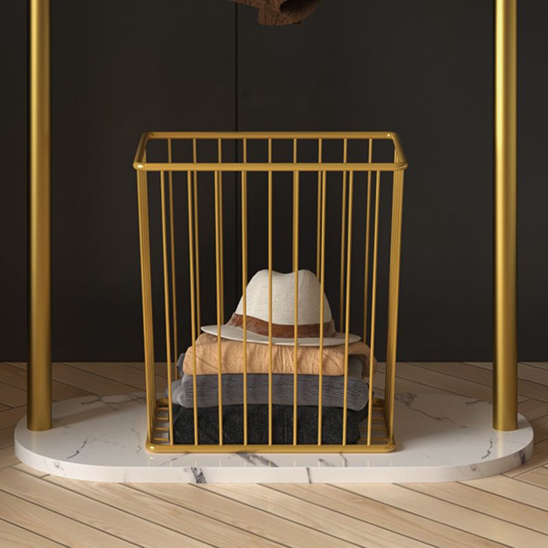 Luxurious Metallic Coat Hanger Pure Color Free Standing Marble Base Coat Rack Clearhalo 'Entry & Mudroom Furniture' 'furn' 'furn_hall_tree_coat_racks' 'Furniture' 'Hall Trees & Coat Racks' 'hall_tree_coat_racks' 1200x1200_b601090a-7545-4e9c-92e7-98af3e6f557c