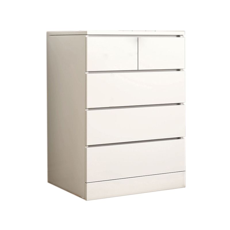 Contemporary Manufactured Wood Accent Chest Rectangle White Accent Chest with Drawer Clearhalo 'Cabinets & Chests' 'cabinets_chests' 'furn' 'furn_cabinets_chests' 'Furniture' 'Living Room Furniture' 1200x1200_b608ce2b-f58c-4e01-86c8-622ac6a976a9