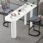 Modern Free Form Bar Table Set 1/3 Pcs Stone Top Bar Table and Upholstered Stools Clearhalo 'Bar Furniture' 'furn' 'furn_home_bar_bar_sets' 'Furniture' 'Home Bars & Bar Sets' 'home_bar_bar_sets' 'Kitchen & Dining Furniture' 1200x1200_b6090fcc-ceb1-4f5c-88e0-45fa4fbf34d9