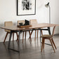 Contemporary Rectangle Dining Room Dinner Kitchen Table Solid Wood Dining Table