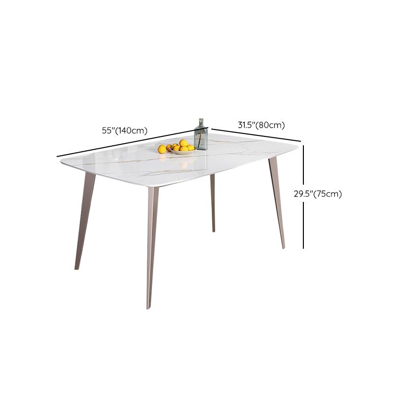 コンテンポラリースタイル1/2/5/7ピースダイニングチェアセットストーン長方形の家具