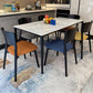 Rectangle Home Fixed Table Industrial Sintered Stone Dining Table Clearhalo 'Dining Tables & Seating' 'Dining Tables' 'dining_table' 'furn' 'furn_dining_table' 'Furniture' 'Kitchen & Dining Furniture' 1200x1200_b614a2a4-e948-4fd8-9a87-e79fb8055416