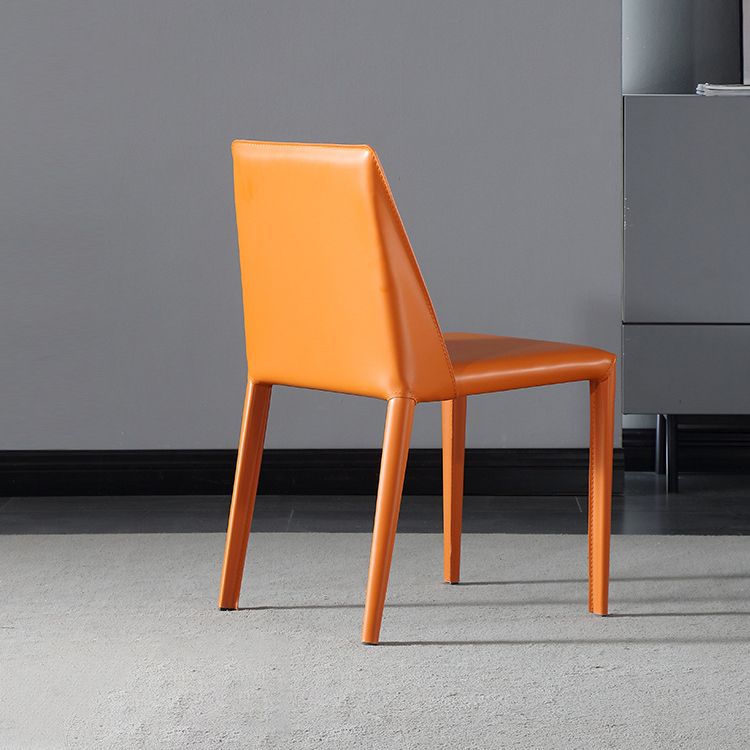 Contemporary Style Dining Chairs Armless Kitchen Chairs with Metal Legs Clearhalo ' kitchen&dining_furn' 'Dining Chairs' 'Dining Tables & Seating' 'dining_chair' 'furn' 'furn_dining_chair' 'Furniture' 'furniture_dining_chair' 'Kitchen & Dining Furniture' 'kitchen' 1200x1200_b61a9ef7-032e-4140-967f-d4c79e86ef93