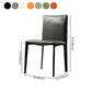 Leather Armless Dining Chairs Home Upholstered Side Chairs with Metal Legs Clearhalo ' kitchen&dining_furn' 'Dining Chairs' 'Dining Tables & Seating' 'dining_chair' 'furn' 'furn_dining_chair' 'Furniture' 'furniture_dining_chair' 'Kitchen & Dining Furniture' 'kitchen' 1200x1200_b61adf67-fc9a-4c2c-924d-c7d965ca7cf9