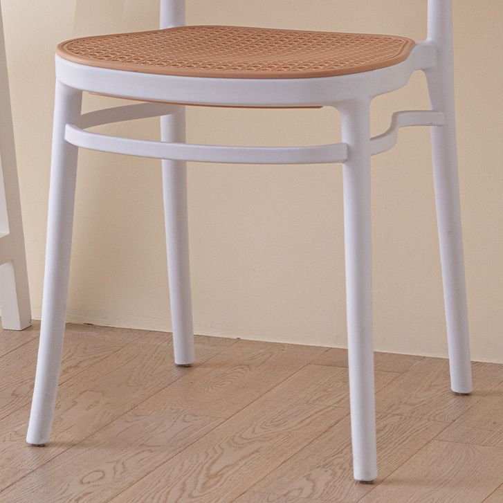 Modern Plastic Dining Armless Chair Open Back Dining Side Chair for Restaurant Use Clearhalo ' kitchen&dining_furn' 'Dining Chairs' 'Dining Tables & Seating' 'dining_chair' 'furn' 'furn_dining_chair' 'Furniture' 'furniture_dining_chair' 'Kitchen & Dining Furniture' 'kitchen' 1200x1200_b620ea8f-b25a-4fc6-8bd1-cb56b9fefe22