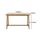 Rectangular Pine Wood Top Bar Table Modern Bar Table with Trestle Base in Nature Clearhalo 'Bar Furniture' 'Bar Tables' 'bar_tables' 'furn' 'furn_bar_tables' 'Furniture' 'Kitchen & Dining Furniture' 1200x1200_b621c263-0bfa-465e-84ea-8bfad4c28076