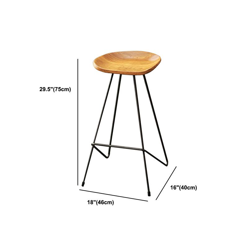 Industrial 1/2/4/7 Pieces Solid Wood Bar Table Set Fixed Bistro Set Clearhalo 'Bar Furniture' 'furn' 'furn_home_bar_bar_sets' 'Furniture' 'Home Bars & Bar Sets' 'home_bar_bar_sets' 'Kitchen & Dining Furniture' 1200x1200_b6234e74-54e5-4422-bc9b-87811ba27b48