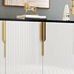 Glam buffet sideboard mobili a specchio a 4 porte a buffet da pranzo