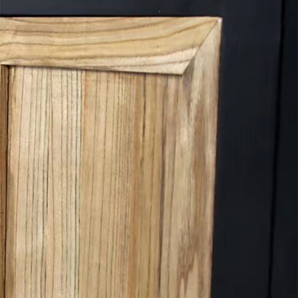 Legno in difficoltà 15,7 "D Accento Ironia industriale 2 - Cassa della porta con 2 cassetti