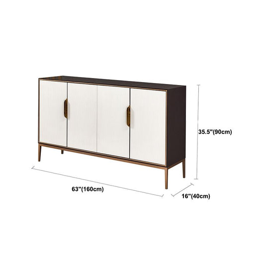 Contemporary Dining Buffet Solid Wood Dining Server for Kitchen Clearhalo 'buffet_sideboard' 'Buffets & Sideboards' 'furn' 'furn_buffet_sideboard' 'Furniture' 'Kitchen & Dining Furniture' 1200x1200_b6283531-e9ad-4871-980b-c6336dda67c2