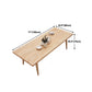 Contemporary Natural Wood Table Ash Rectangle Dining Table with 4 Legs Clearhalo 'Dining Tables & Seating' 'Dining Tables' 'dining_table' 'furn' 'furn_dining_table' 'Furniture' 'furniture_dining_table' 'Kitchen & Dining Furniture' 'kitchen' 'kitchen_dining_table' 1200x1200_b62c608c-bd5c-44f7-94c2-facdc67fd575