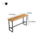Rectangle Wood Bar Dining Table Contemporary Bar Table with Trestle Base Clearhalo 'Bar Furniture' 'Bar Tables' 'bar_tables' 'furn' 'furn_bar_tables' 'Furniture' 'furniture_bar_tables' 'Kitchen & Dining Furniture' 1200x1200_b62df4cc-ecfc-4640-8756-45216fb722c3