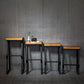 Industrial Square Counter & Bar Stool Metal Natural Counter Height Stool for Cafe Clearhalo 'Bar Furniture' 'Bar Stools' 'bar_stools' 'furn' 'furn_bar_stools' 'Furniture' 'Kitchen & Dining Furniture' 1200x1200_b62df6f9-a663-4d7e-b939-79846ce6a7d0